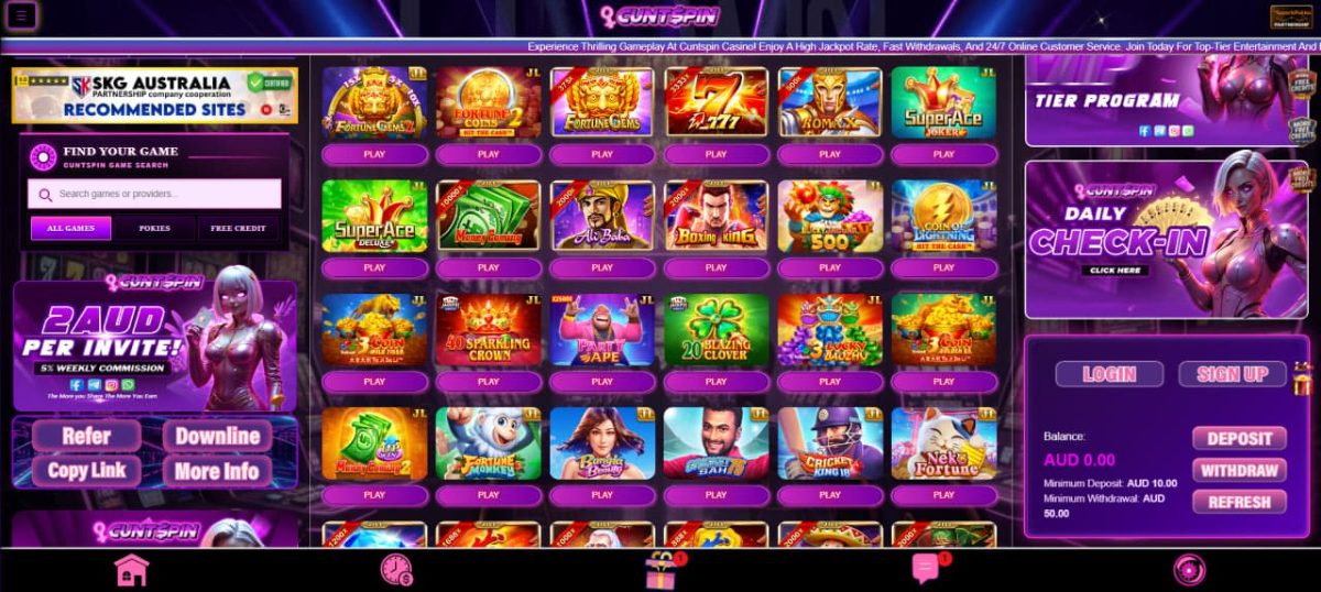 Cuntspin Casino image 1
